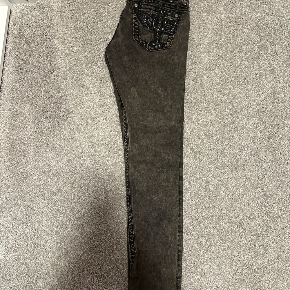 Stylish Black Acid Wash Women Jeans